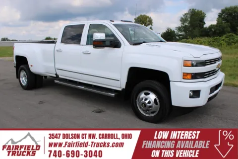 White 2015 Chevrolet Silverado 3500HD LTZ for sale in Carroll, OH