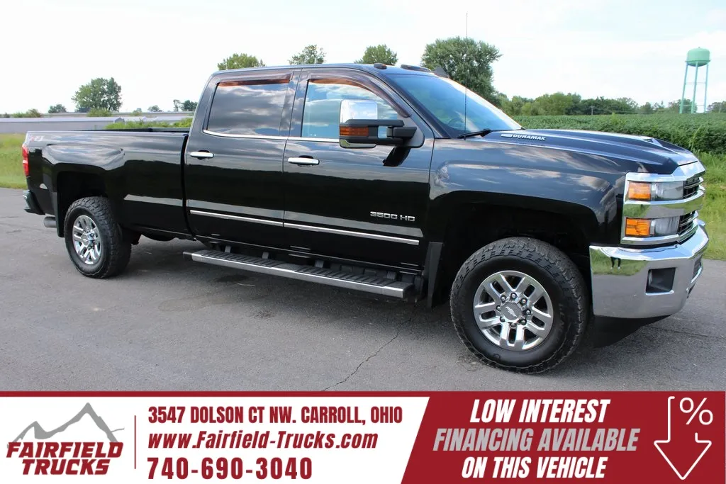 Black 2019 Chevrolet Silverado 3500HD LTZ for sale in Carroll, OH