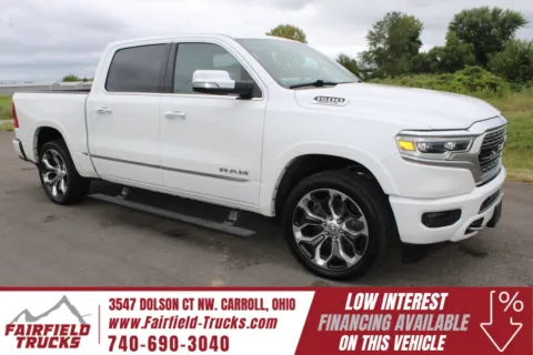 White 2019 Ram 1500 Limited for sale in Carroll, OH