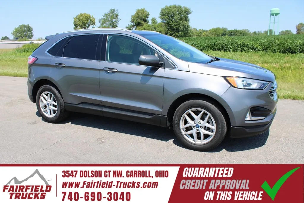 Gray 2021 Ford Edge SEL for sale in Carroll, OH