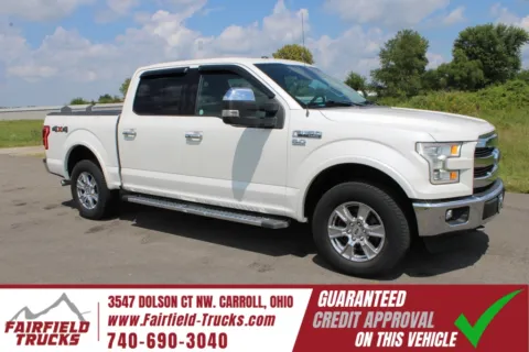 White 2016 Ford F-150 Lariat for sale in Carroll, OH