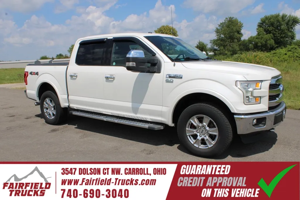 White 2016 Ford F-150 Lariat for sale in Carroll, OH