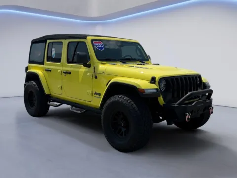 Yellow 2022 Jeep Wrangler 4xe Unlimited Rubicon for sale in Maryville, TN