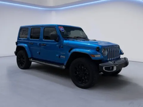 Black 2021 Jeep Wrangler 4xe Unlimited Sahara for sale in Maryville, TN