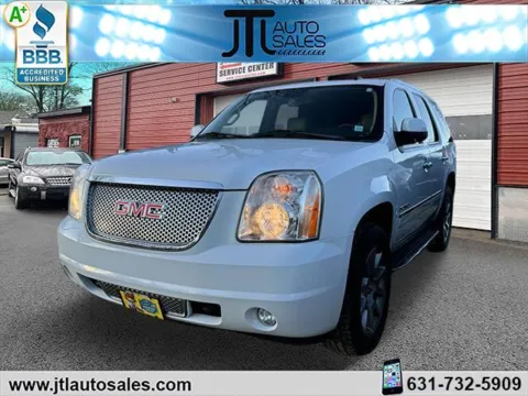 White 2012 GMC Yukon AWD 4dr 1500 Denali for sale in Selden, NY