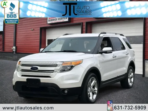 White 2014 Ford Explorer 4WD 4dr Limited for sale in Selden, NY