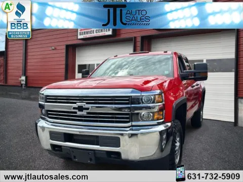 Red 2016 Chevrolet Silverado 2500HD 4WD Double Cab 144.2 Work Truck for sale in Selden, NY