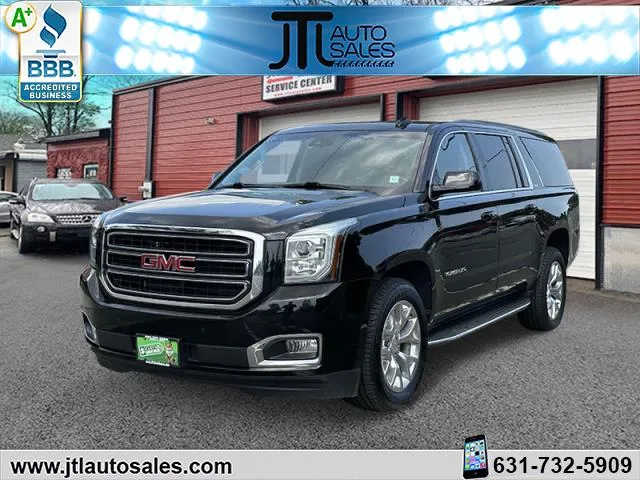 Black 2018 GMC Yukon XL 4WD 4dr SLT for sale in Selden, NY