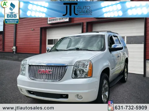 White 2013 GMC Yukon 4WD 4dr 1500 SLT for sale in Selden, NY