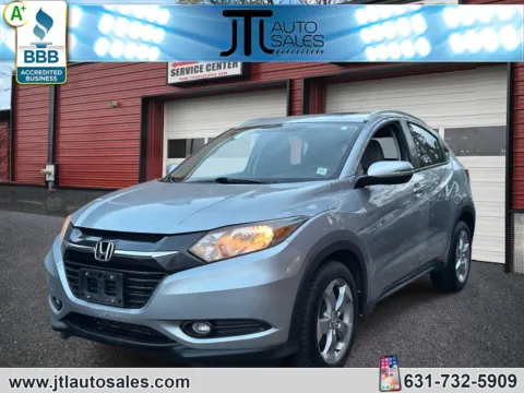 Silver 2017 Honda HR-V EX-L Navi AWD CVT for sale in Selden, NY