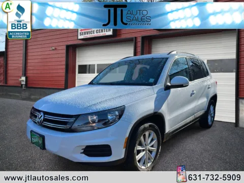 White 2017 Volkswagen Tiguan 2.0T S 4MOTION for sale in Selden, NY