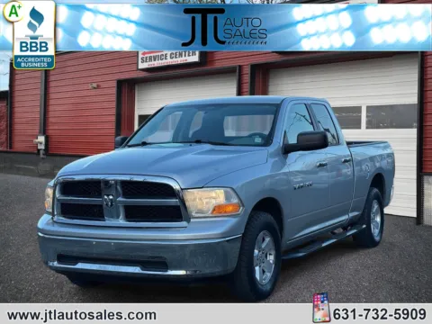 Silver 2011 Ram 1500 4WD Quad Cab 140.5 SLT for sale in Selden, NY