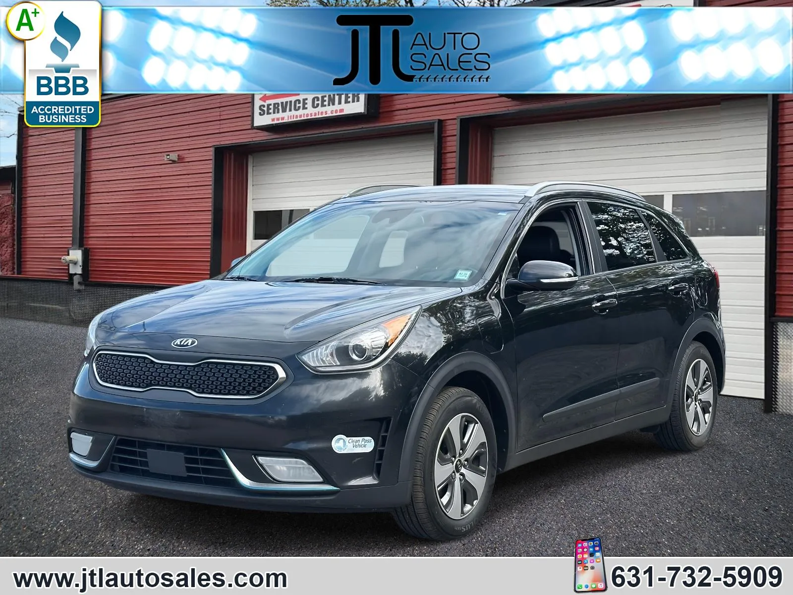 Black 2018 Kia Niro Plug-In Hybrid EX FWD for sale in Selden, NY