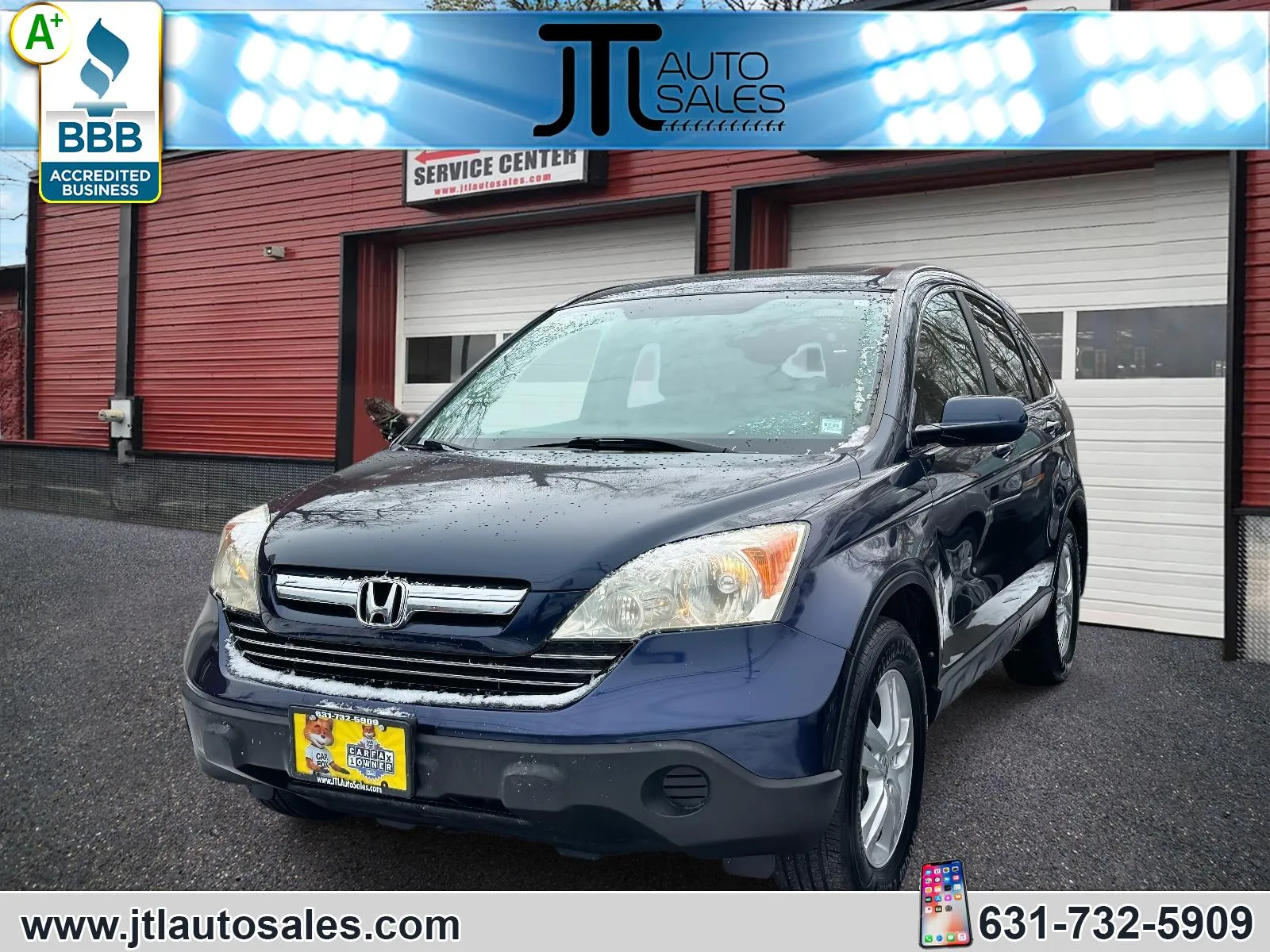 Blue 2009 Honda CR-V 4WD 5dr EX-L w/Navi for sale in Selden, NY