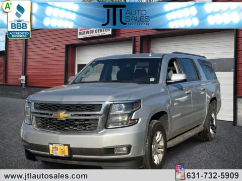 Silver 2015 Chevrolet Suburban 4WD 4dr LT for sale in Selden, NY