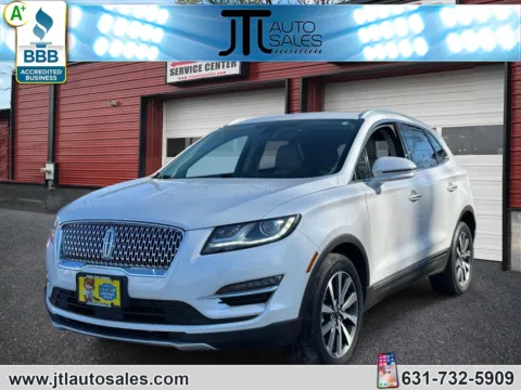 White 2019 LINCOLN MKC Reserve AWD for sale in Selden, NY