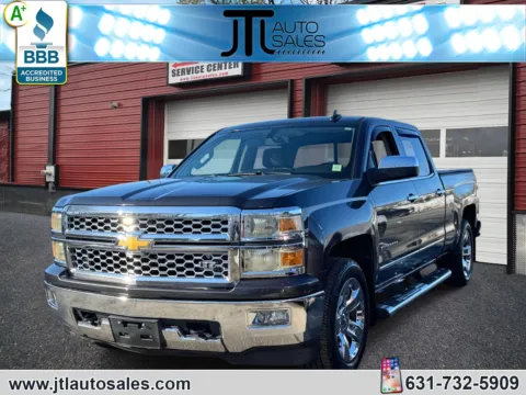 Black 2015 Chevrolet Silverado 1500 4WD Crew Cab 153.0 LTZ w/1LZ for sale in Selden, NY