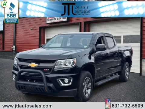 Black 2017 Chevrolet Colorado 4WD Crew Cab 140.5 Z71 for sale in Selden, NY