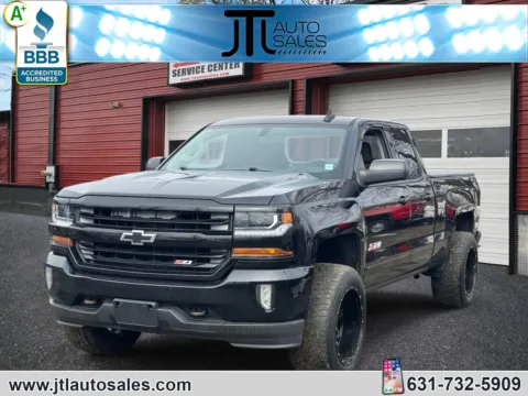 Black 2016 Chevrolet Silverado 1500 4WD Double Cab 143.5 LT w/2LT for sale in Selden, NY