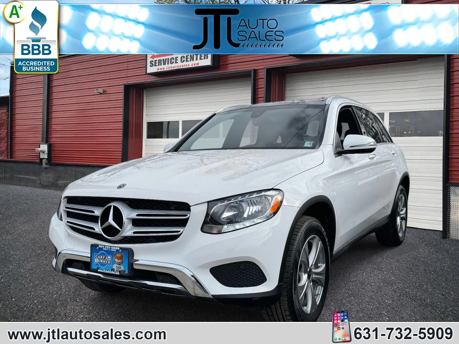 White 2018 Mercedes-Benz GLC 300 4MATIC SUV for sale in Selden, NY
