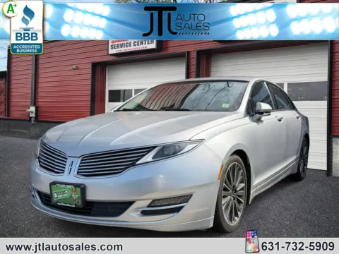 Silver 2016 LINCOLN MKZ 4dr Sdn AWD for sale in Selden, NY