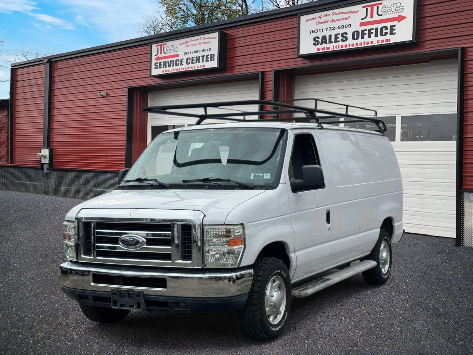 White 2013 Ford Econoline Cargo Van E-250 Recreational for sale in Selden, NY