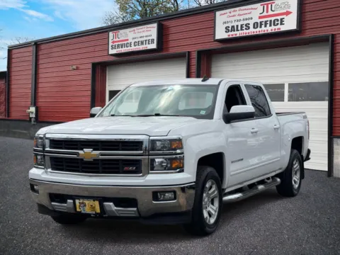 White 2015 Chevrolet Silverado 1500 4WD Crew Cab 143.5 LT w/2LT for sale in Selden, NY