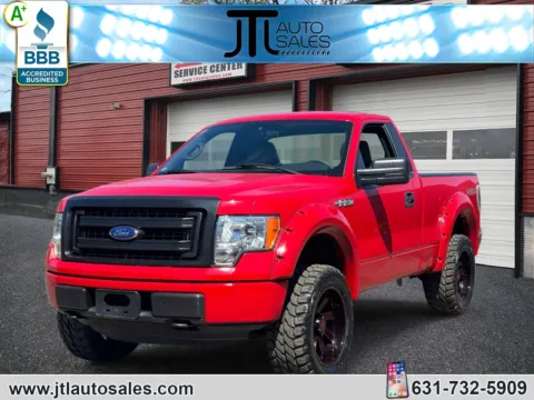 Red 2014 Ford F-150 4WD Reg Cab 145 XL for sale in Selden, NY