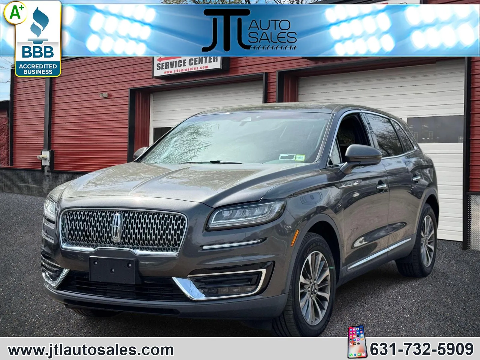 Silver 2019 LINCOLN Nautilus Select AWD for sale in Selden, NY
