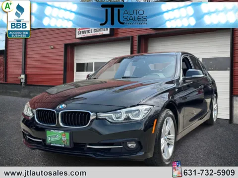 Black 2016 BMW 3 Series 4dr Sdn 328i RWD SULEV for sale in Selden, NY