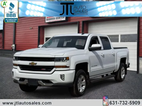 White 2017 Chevrolet Silverado 1500 4WD Crew Cab 143.5 LT w/2LT for sale in Selden, NY