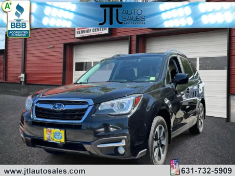 Black 2017 Subaru Forester 2.5i Limited CVT for sale in Selden, NY