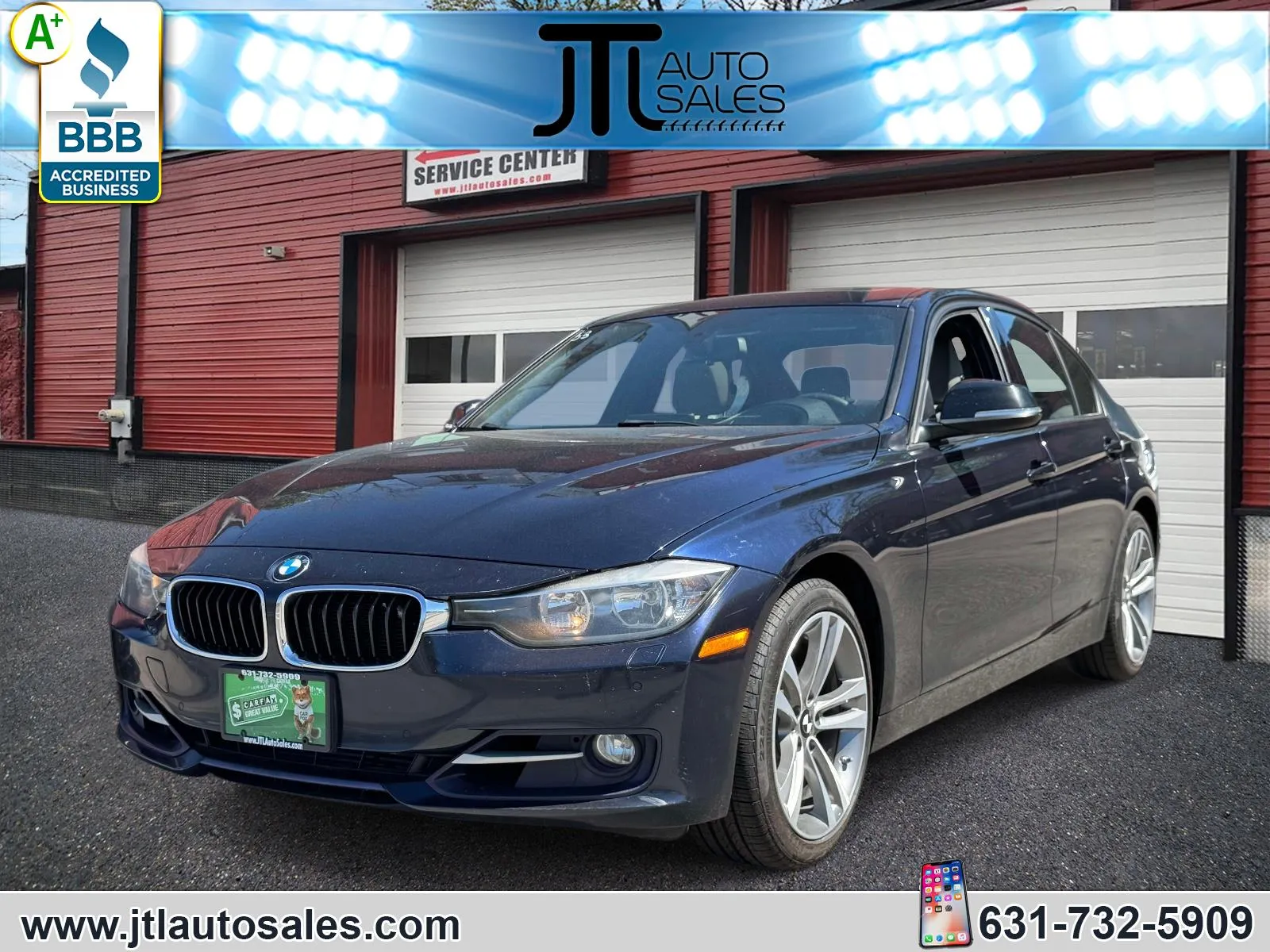 Blue 2013 BMW 3 Series 4dr Sdn 328i xDrive AWD SULEV for sale in Selden, NY