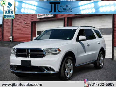 White 2015 Dodge Durango AWD 4dr Limited for sale in Selden, NY