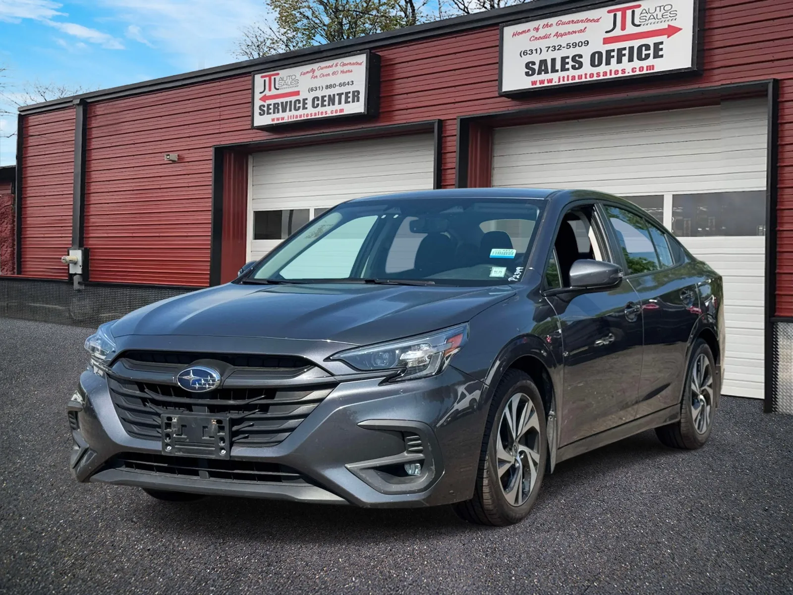 Gray 2023 Subaru Legacy Premium CVT for sale in Selden, NY