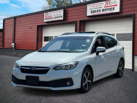 White 2022 Subaru Impreza Premium 5-door CVT for sale in Selden, NY