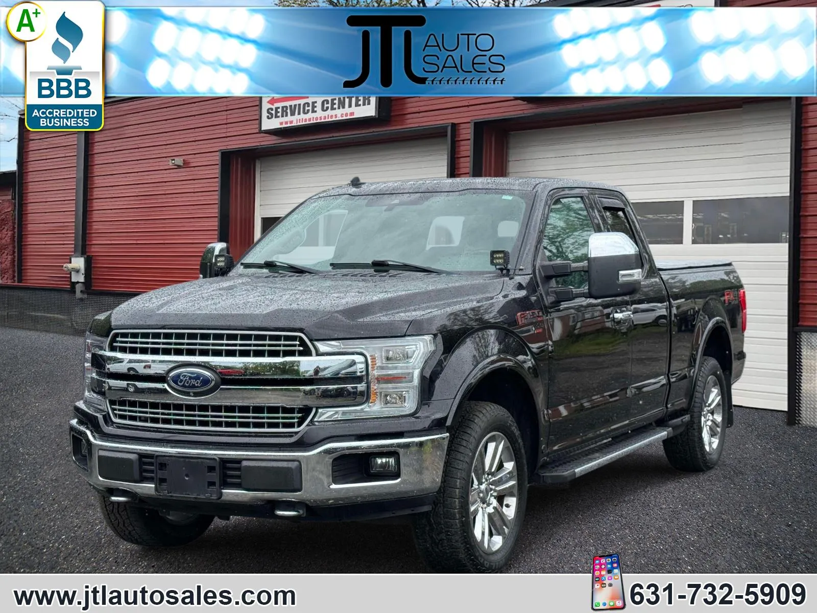 Black 2019 Ford F-150 XLT 4WD SuperCab 6.5' Box for sale in Selden, NY