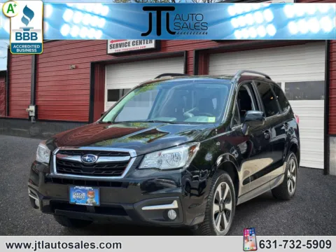 Black 2017 Subaru Forester 2.5i Limited CVT for sale in Selden, NY