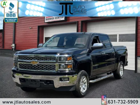 Black 2015 Chevrolet Silverado 1500 4WD Crew Cab 143.5 LT w/1LT for sale in Selden, NY