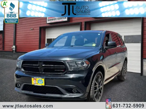 Black 2015 Dodge Durango AWD 4dr SXT for sale in Selden, NY