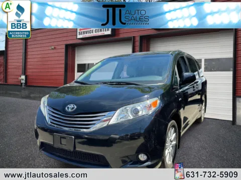 Black 2016 Toyota Sienna 5dr 7-Pass Van XLE AWD (Natl) for sale in Selden, NY