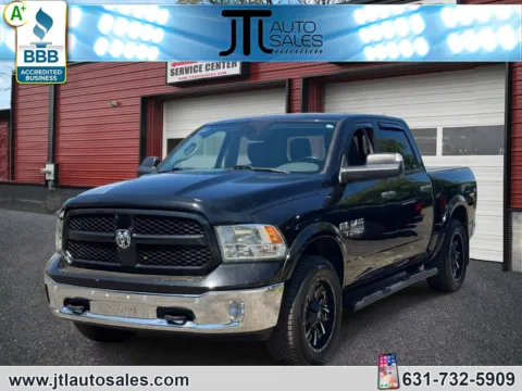 Black 2018 Ram 1500 Outdoorsman 4x4 Crew Cab 5'7 Box for sale in Selden, NY