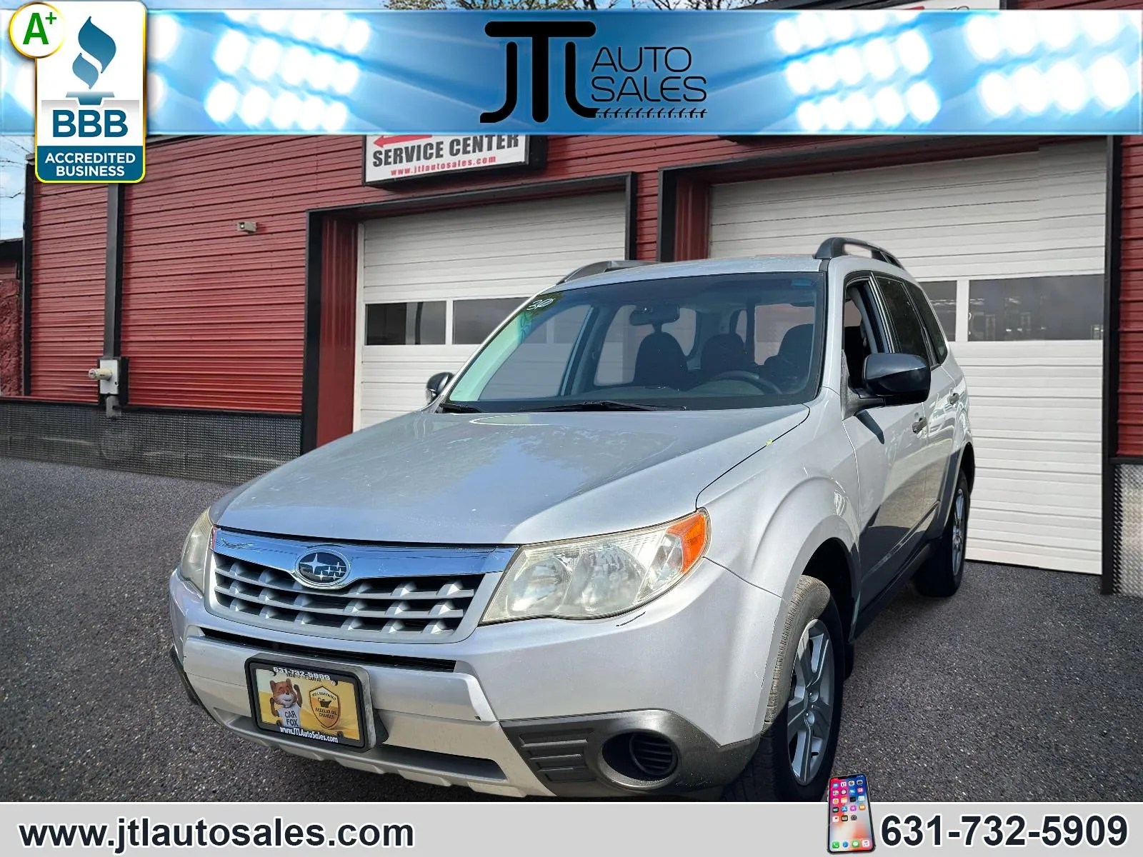 Silver 2011 Subaru Forester 4dr Auto 2.5X w/Alloy Wheel Value Pkg for sale in Selden, NY