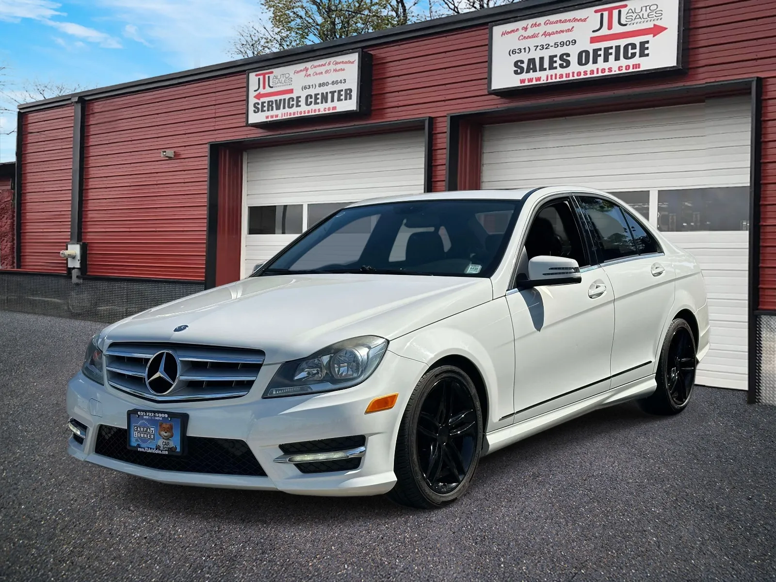 White 2012 Mercedes-Benz C-Class C300 Sport Sedan for sale in Selden, NY