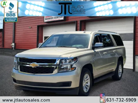 Silver 2016 Chevrolet Suburban 4WD 4dr 1500 LT for sale in Selden, NY