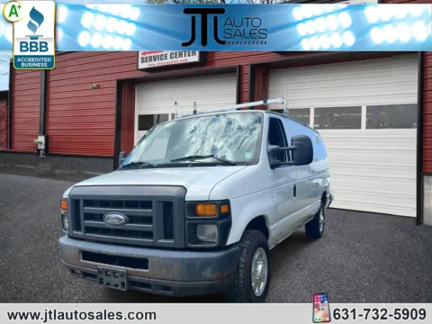 White 2014 Ford Econoline Cargo Van E-250 Commercial for sale in Selden, NY