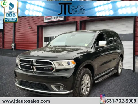 Black 2017 Dodge Durango SXT AWD for sale in Selden, NY