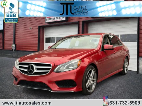 Red 2015 Mercedes-Benz E-Class E350 4MATIC Luxury Sedan for sale in Selden, NY