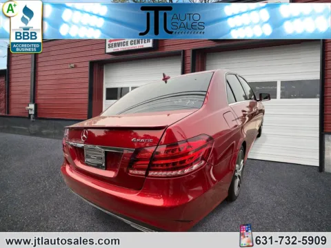 Another view of 2015 Mercedes-Benz E-Class E350 4MATIC Luxury Sedan for sale in Selden, NY at JTL Auto Sales Inc.
