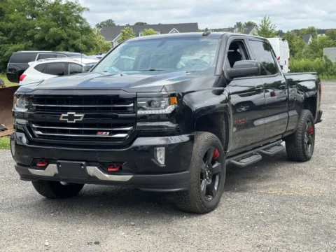 Black 2018 Chevrolet Silverado 1500 4WD Crew Cab 153.0 LTZ w/2LZ for sale in Selden, NY